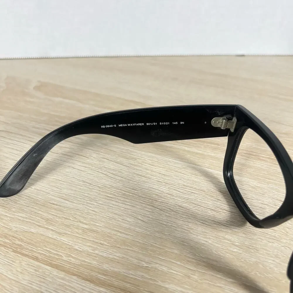 Ray-Ban RB0840-S Mega Wayfarer 901/31 Sunglasses Black FRAMES ONLY 51-21-145